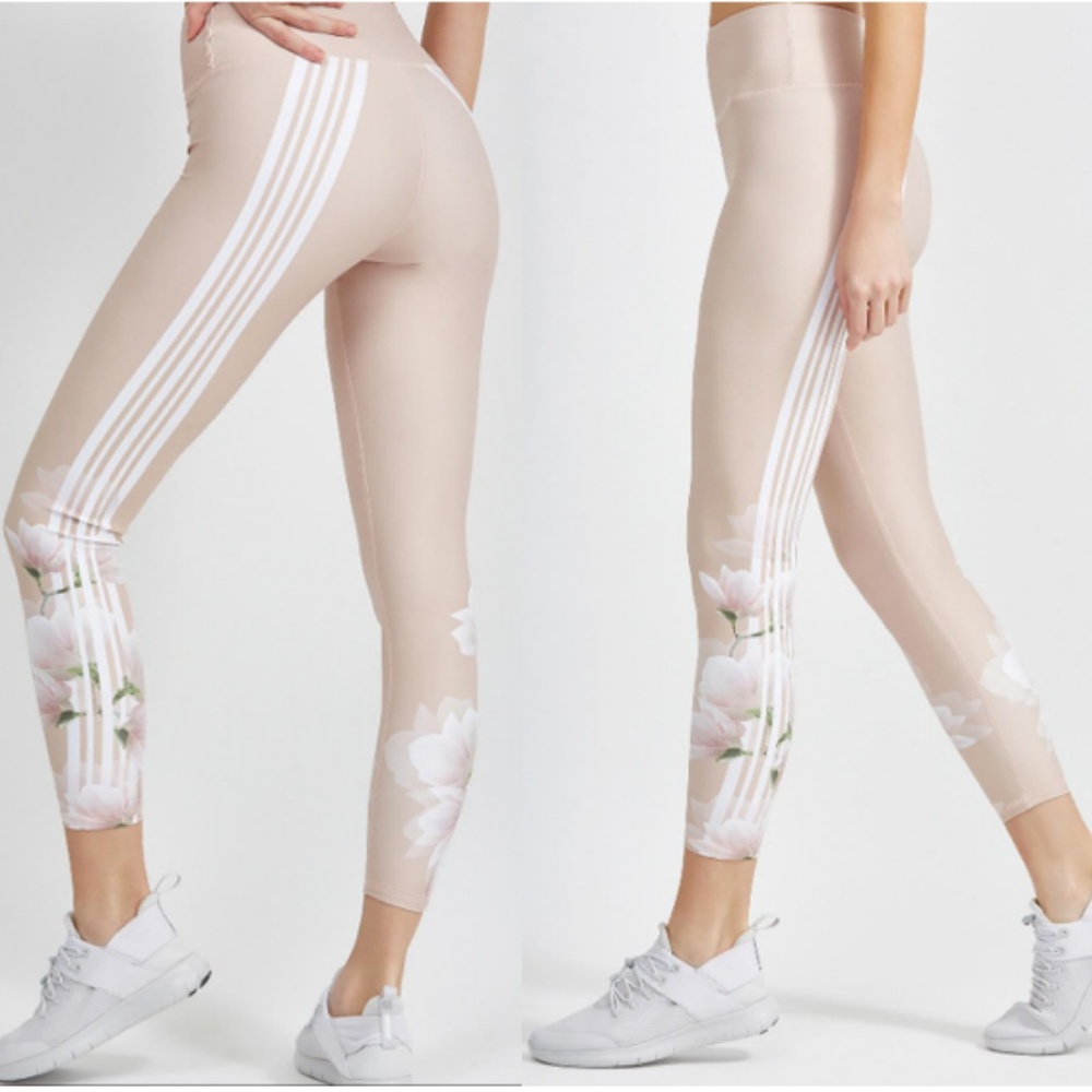 Body Language Sculpt Legging in Rose Track Stripes - Picture 2 of 12